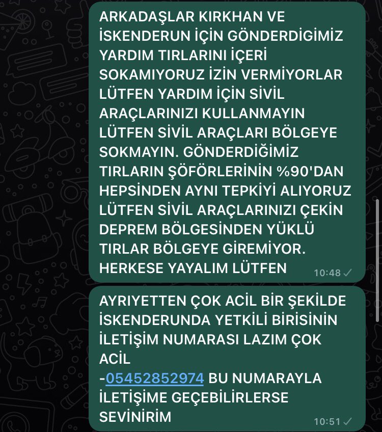 yasinndx's tweet photo. LÜTFEN YAYALIM RT ATALIM ERZAKLARIMIZ YERİNE ULAŞMIYOR LÜTFEN 
#depremsondakika #TurkeySyriaEarthquake #dilanpolat #ACILYARDIM #acildeprem #afadtuerkiye #AFADhatay #depremhatay #DEPREMOLDU #Enkaz https://t.co/Yi3O9yE79v
