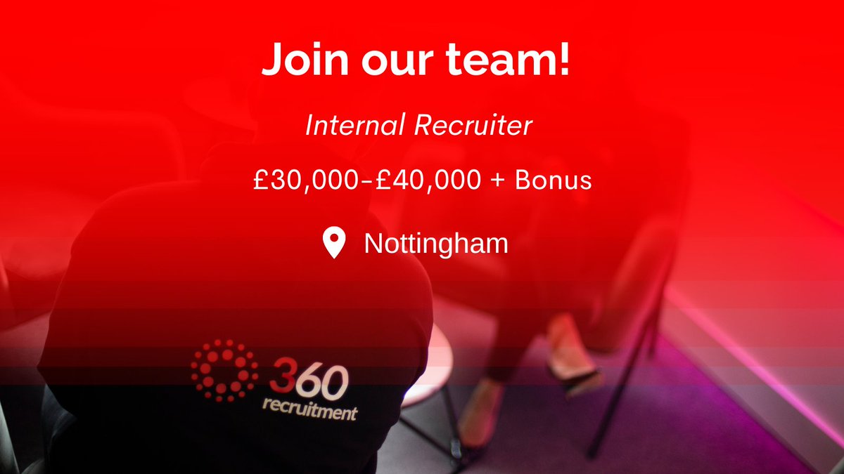 360 Recruitment Ltd (@360recltd) on Twitter photo #JobAlert - we're #hiring an Internal Recruiter to join our growing agency!
For a confidential chat about this opportunity, contact Maxine:
📞07943 382 111
📧 maxine@360rec.co.uk
#career #recruitmentconsultant #job #recruitment linkedin.com/jobs/view/3455… #JobAlert - we're #hiring an Internal Recruiter to join our growing agency!
For a confidential chat about this opportunity, contact Maxine:
📞07943 382 111
📧 maxine@360rec.co.uk
#career #recruitmentconsultant #job #recruitment linkedin.com/jobs/view/3455…