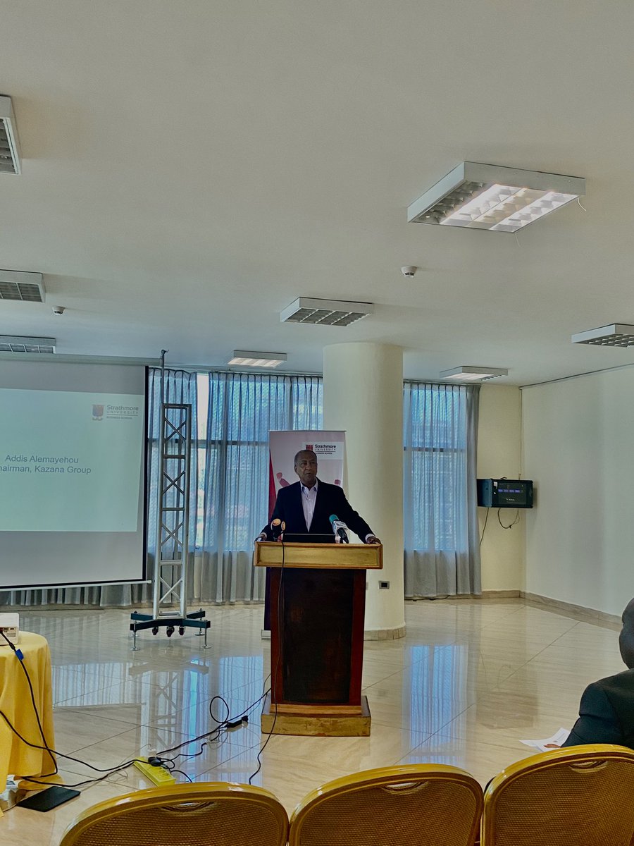 The launch of <a href="/CBS_Capital/">Capital Business School (CBS)</a> was made even more memorable by the engaging keynote speech delivered by <a href="/Zemedeneh/">Zemedeneh Negatu</a> , Global Chairman of Fairfax Africa Fund. <a href="/Zemedeneh/">Zemedeneh Negatu</a> shared his wisdom and insights on the crucial role that the partnership with <a href="/SBSKenya/">Strathmore University Business School</a> will play. 

#Ethiopia