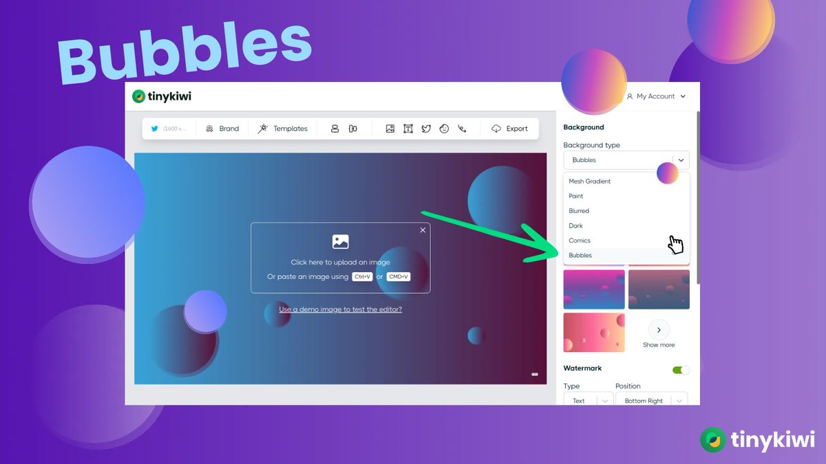 New background package ✨ 

Check out our new bubbles backgrounds!

More coming soon 🚀