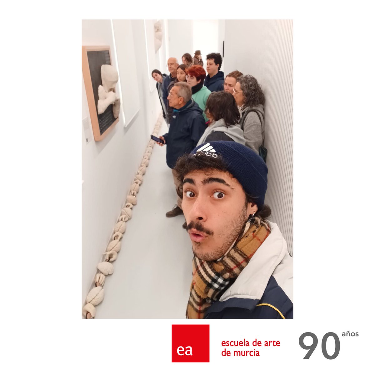 Los alumnos del CFGS de Técnicas Escultóricas de la <a href="/ea_murcia/">Escuela Arte Murcia</a> visitan la exposición de Lidó Rico en el Centro de Arte Contemporáneo de <a href="/carcelvieja/">Cárcel Vieja Murcia</a>