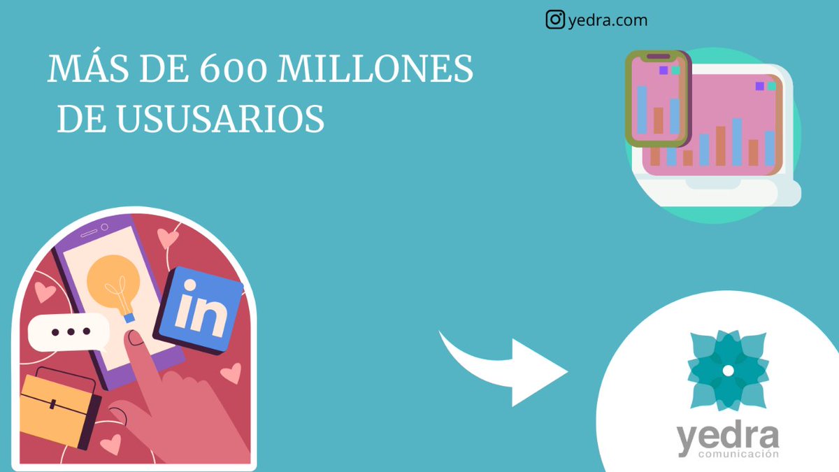 YedraCom_'s tweet photo. ➡️ Mira todo lo que LinkedIn puede darle a tu negocio.

Síguenos:
💻 https://t.co/0tpZIPdVfa
📧 info@yedracomunicacion.com

#ComunicaYVende #RedesSociales #YedraComunicación 
#Tips #tipsmarketing https://t.co/VokK9Xx24S