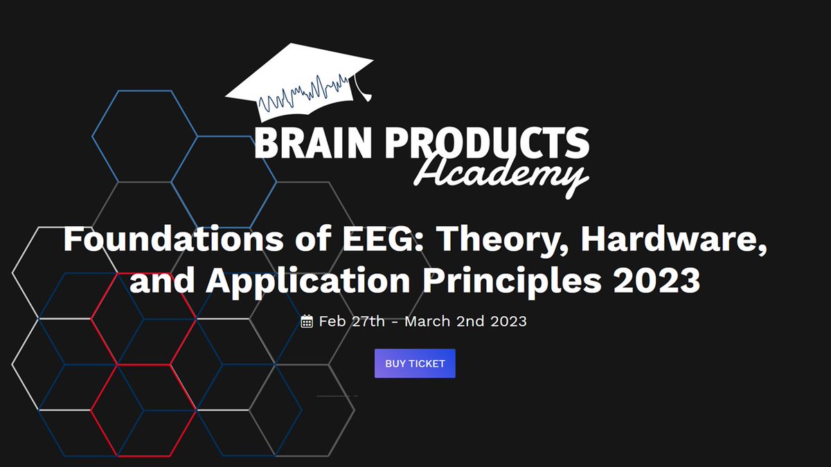 Brain_Products's tweet photo. Join our next Brain Products Academy Workshop!
Foundations of EEG: Theory, Hardware &amp; Application Principles
February 27 - March 2, 2023
- EEG basics
- Optimizing your recording setup &amp; data processing
- Pilot testing, artifact handling, triggering &amp; more
https://t.co/OI8WJOBkPO https://t.co/PJGq7fgWuh