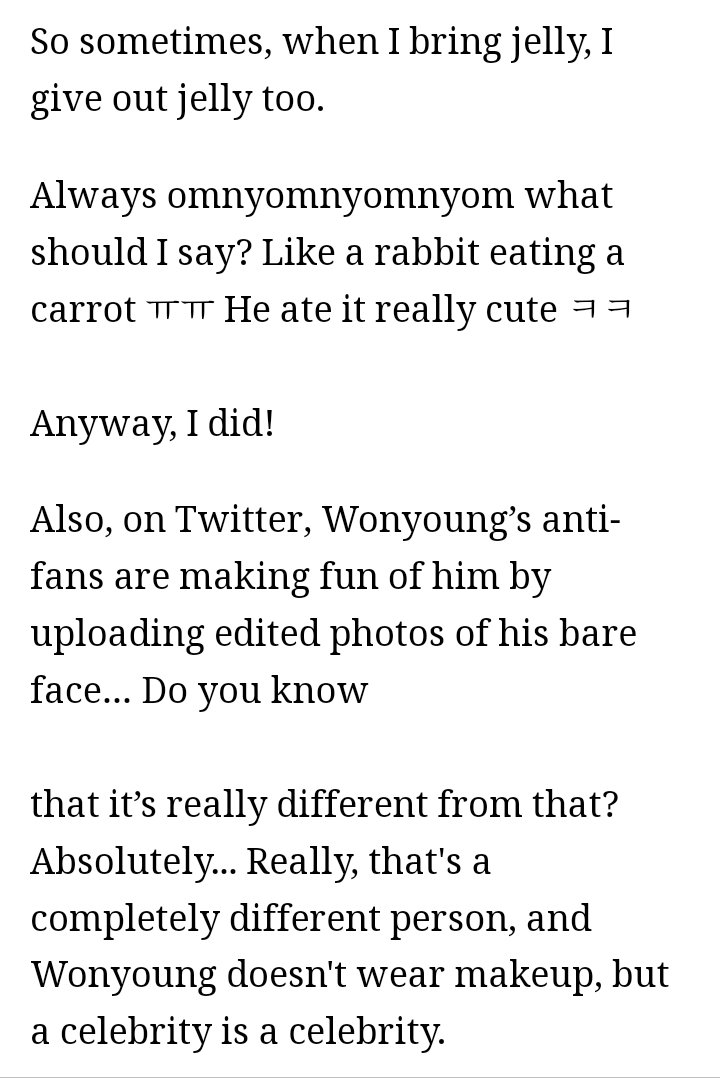 jangcentre's tweet image. wonyoung's friend for 2 years in sopa posted anecdotes about her in school! she's so sweet &amp;amp; would give out jellies to her classmates &amp;amp; she remembers all their names well! her classmates would act like her bodyguard when they go to the hallways &amp;amp; she doesn't even approach boys😭