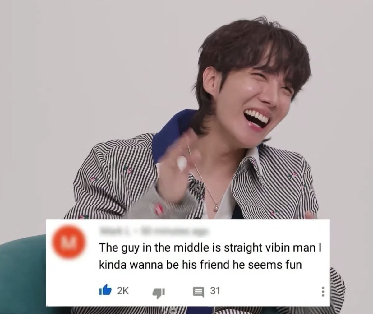 OH MY GOD HE SAW THE COMMENTS