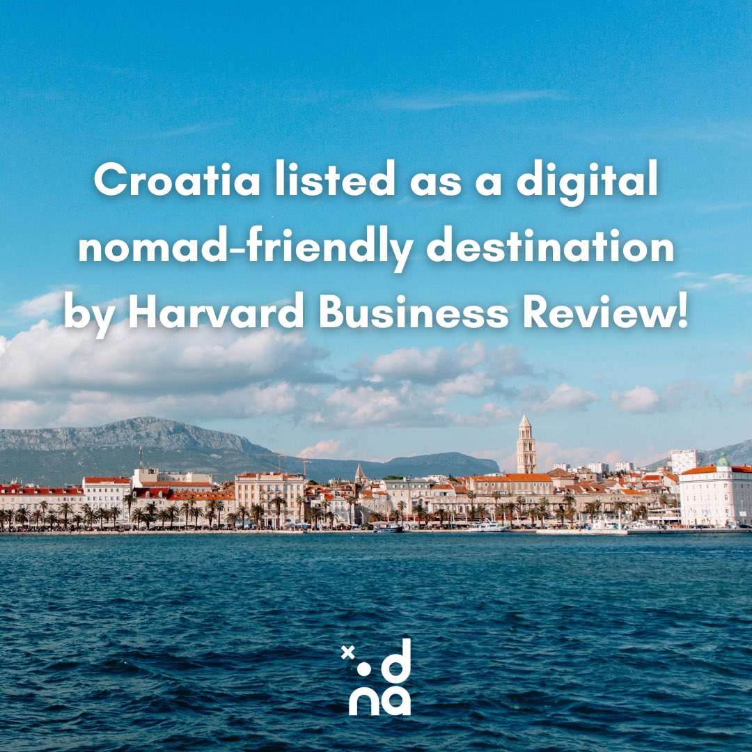 dnacroatia's tweet photo. In the most recent article by the @HarvardBiz magazine, titled “How to Become a Digital Nomad”, Rowena Hennigan from @Ro_Remote highlights Croatia as one of the top countries to consider when deciding on a remote work destination! 🥳

@Croatia_hr https://t.co/NSCM4uT8Mw