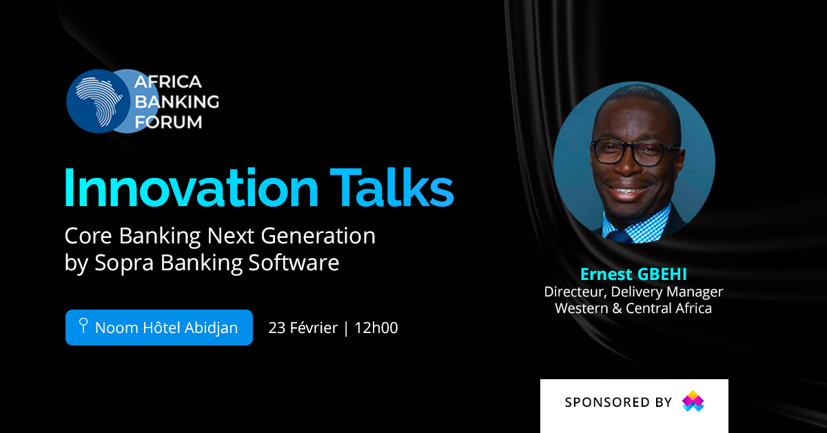 SBS_Software's tweet image. 📢 L’Africa Banking Forum est le salon phare des métiers et technologies bancaires en Afrique francophone. Et pour la 14e année consécutive, nous sommes ravis d’être partenaire de cet évènement immanquable.

Inscrivez-vous dès maintenant! 👉  bit.ly/3Xxp2aJ