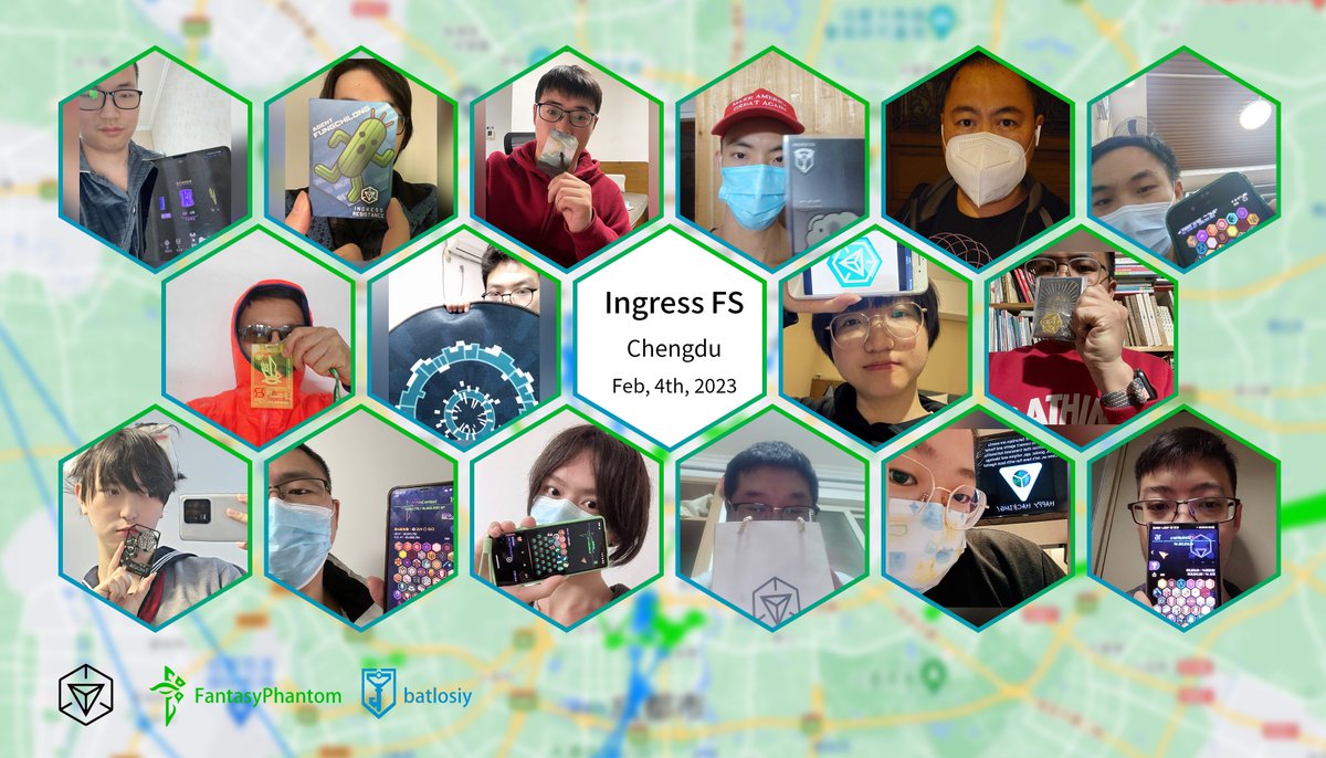 skimige's tweet photo. IngressFS @ Chengdu, February, 2023!
Thank you for joining us!

ENL Leader: FantasyPhantom; RES Leader: batlosiy
#IngressFS #IngressFSAtHome #IFSAtHome https://t.co/Knzs1djUGZ