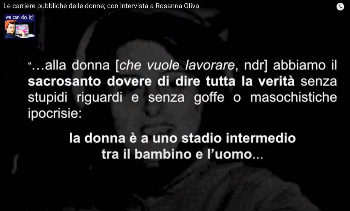 Retedellereti's tweet photo. solo dal #9febbraio 1963 “La donna può accedere a tutte le cariche.. compresa la Magistratura", da cui era esclusa causa "inaffidabilità del suo sesso". La legge 66 del 1963 si deve alla battaglia di Rosanna Oliva, oggi presidente di @RetePerLaParita
vedi: https://t.co/mdvFmyMoHb https://t.co/P2ll46IfPh