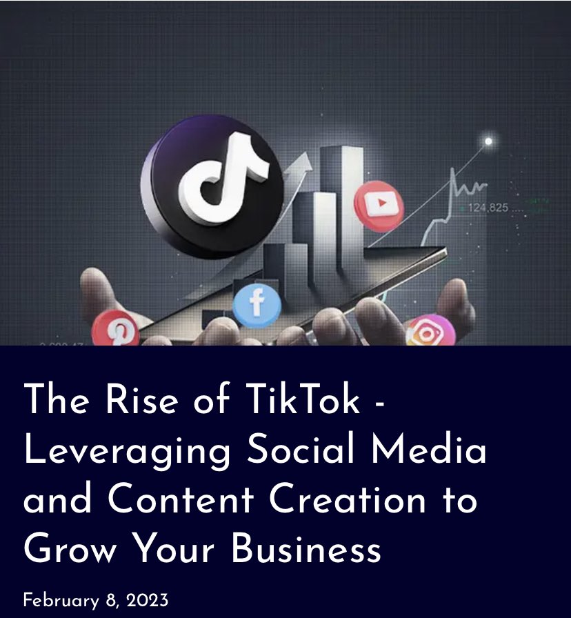 ScientiaNG's tweet photo. From the FlipTheSwitch, #DontRush and #BopDaddy
Organisations that didnโt always take social media seriously are now beginning to pay attention.
TikTok and social media are fast becoming an essential marketing tool for small businesses
https://t.co/puuxIJX2UYโฆ
#scientiainsight https://t.co/x217r1pVCc