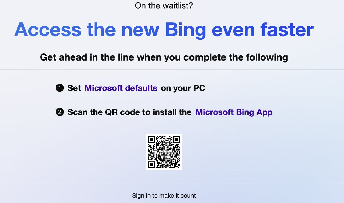 Bing wants to compete with chat GPT, but you'll need to download every Microsoft product 🤣
#ChatGPT