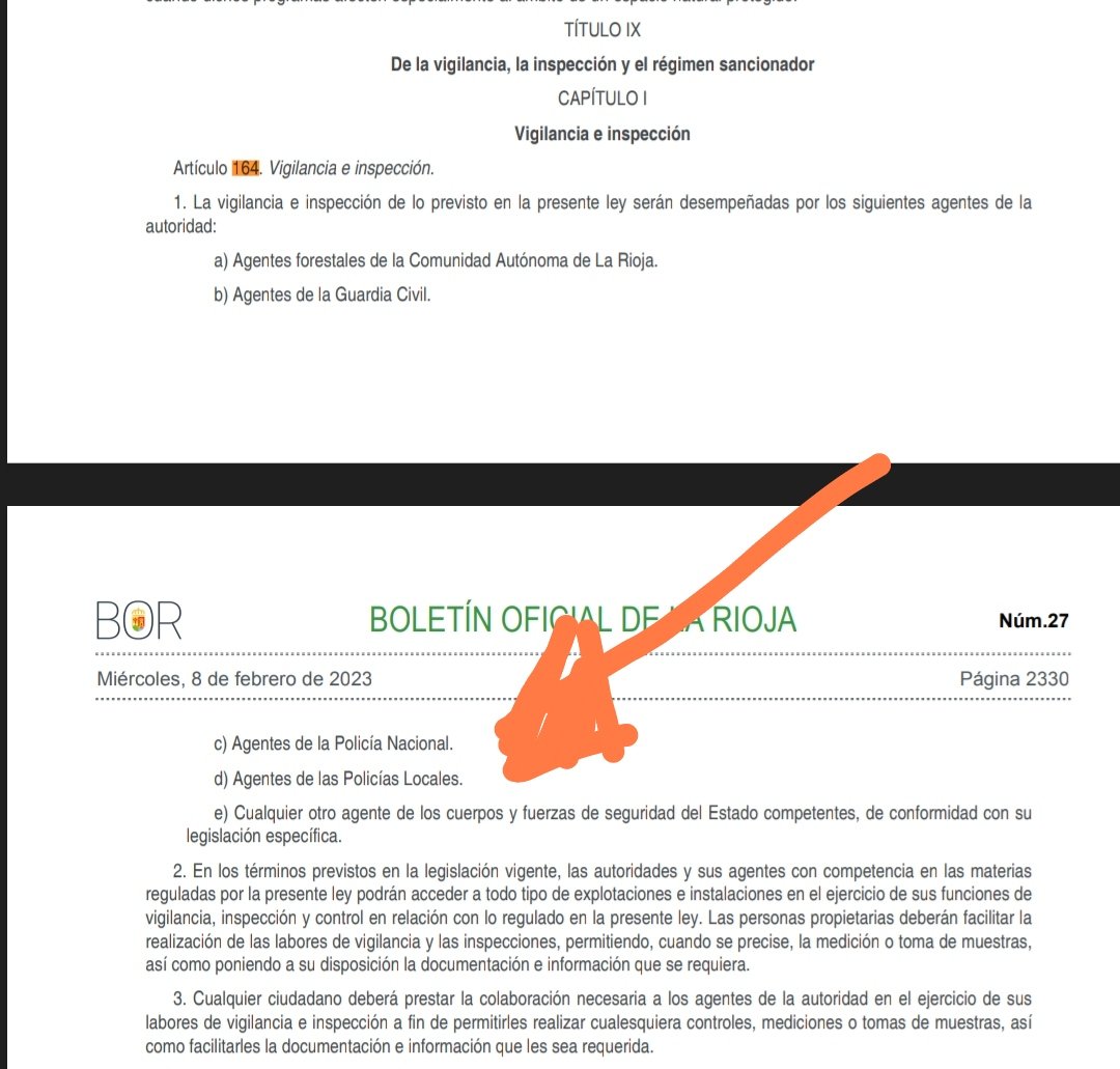 SRPFlarioja's tweet photo. Nueva competencia para l@s PPLL de La Rioja gracias a la Ley 2/2023, de 31 de enero, de biodiversidad y patrimonio natural de La Rioja... 

Mismo trabajo para los que ejercen la misma competencia, pero una diferencia salarial que puede llegar a más de 7000€ al año https://t.co/dLCQdzfuQY