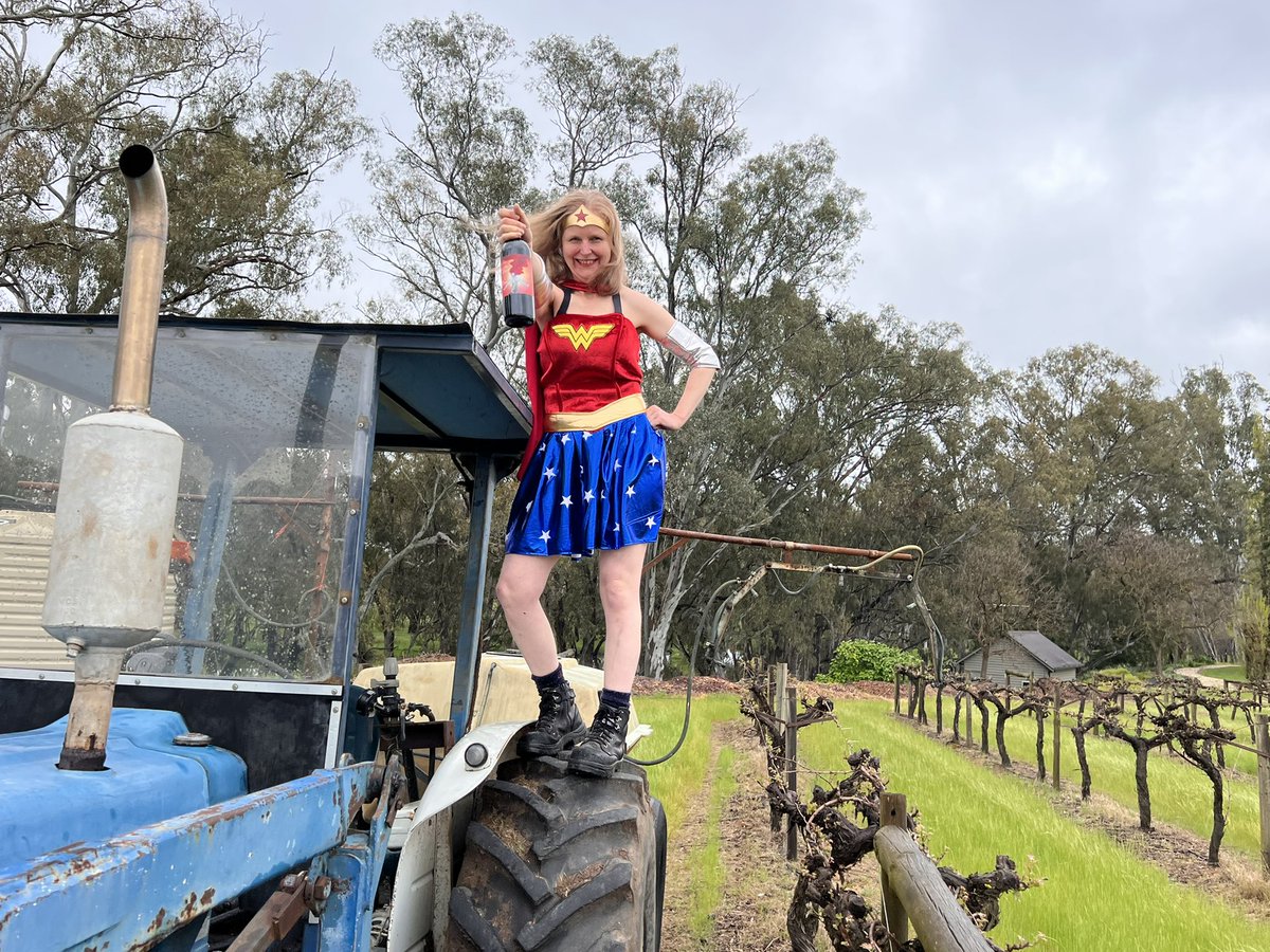 G’day Angels,

It's your Wonder Woman of Wine checking in to let you know that there is a new vintage in town!!  My 2021 Hero Cabernet Merlot is a symbol of Truth!  Justice!  Equality!  And this new vintage has just gone live on <a href="/NakedWinesUS/">Naked Wines USA</a> virtual shelves - BAM!!