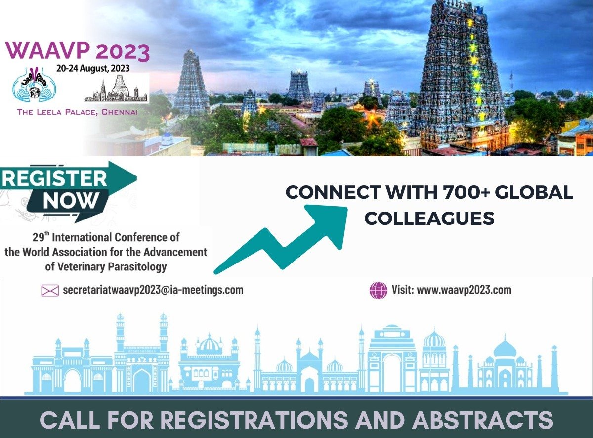 Connect with your peers and colleagues to gain insights on the latest research and development in Veterinary Parasitology. Do not miss out on this golden opportunity! Register Now! #WAAVP2023