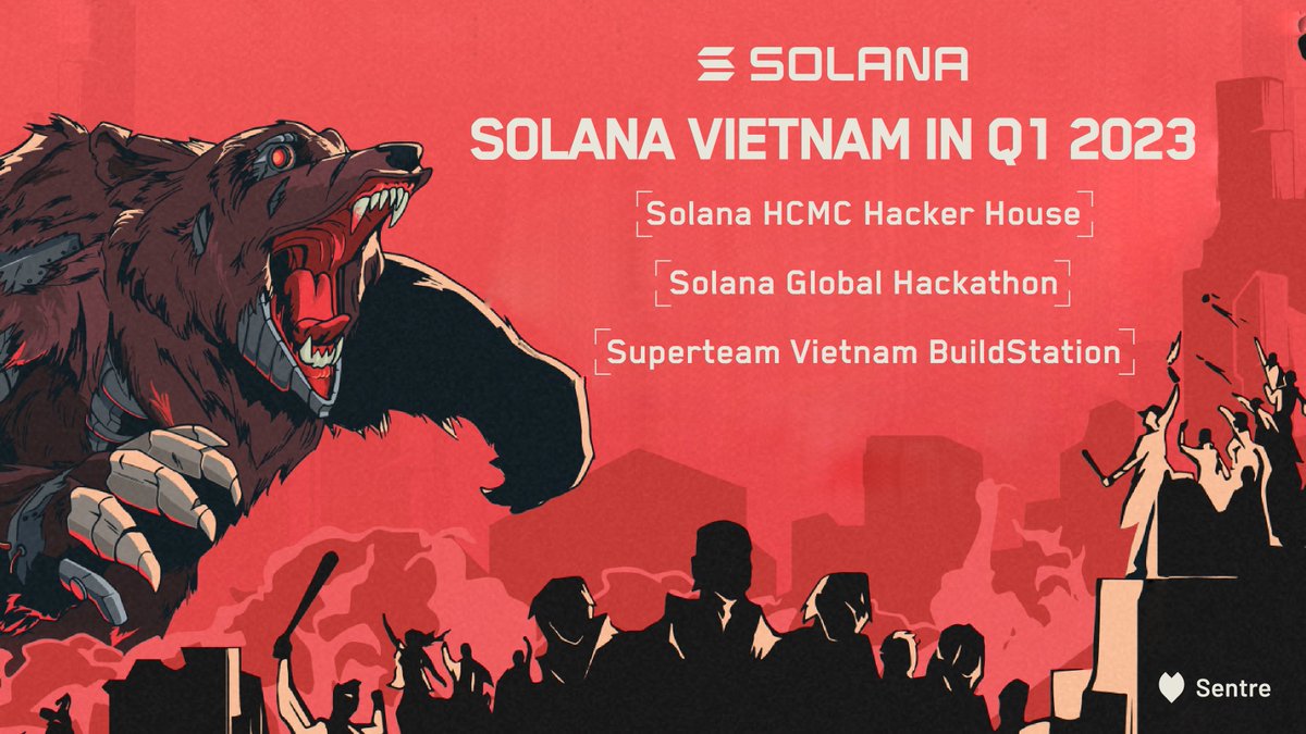 SentreProtocol's tweet photo. Hey Solana Builders, it's time to Fight the Bear! Join our hunting parties👇 https://t.co/oXvT4W0yMx