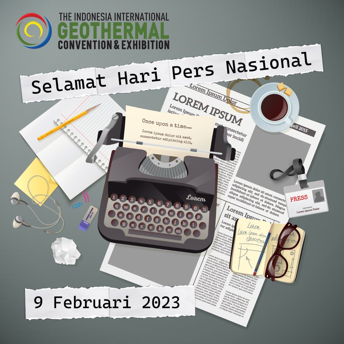 Selamat Hari Pers Nasional kepada seluruh insan pers di Indonesia.

Teruslah berkarya dan menyajikan informasi berkualitas, mencerdaskan dengan memberitakan kebenaran, serta mengedukasi masyarakat. Jayalah pers Indonesia!