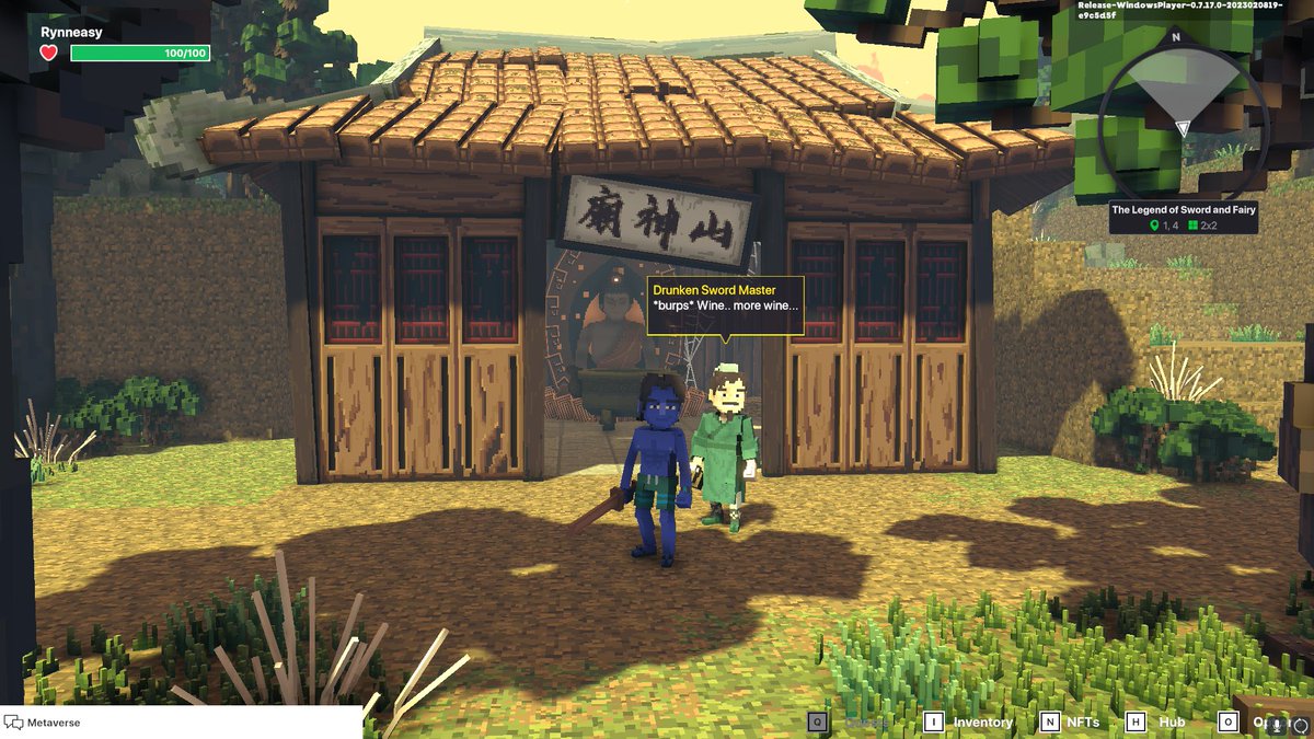 DenysRynn's tweet photo. @TheSandboxGame I found the abandoned house in The Legend of Sword and Fairy! ⚔️ #LunarNewYearTSB https://t.co/p28RzuoS1C