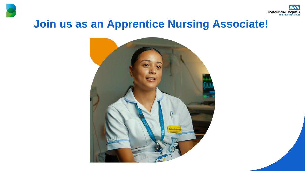 Interested in a career in nursing? We are looking for Apprentice Nursing Associates. 

All trainees will be offered permanent employment on successful completion of the course.

For more information and to apply, visit beta.jobs.nhs.uk/candidate/joba…

#NHSJobs
