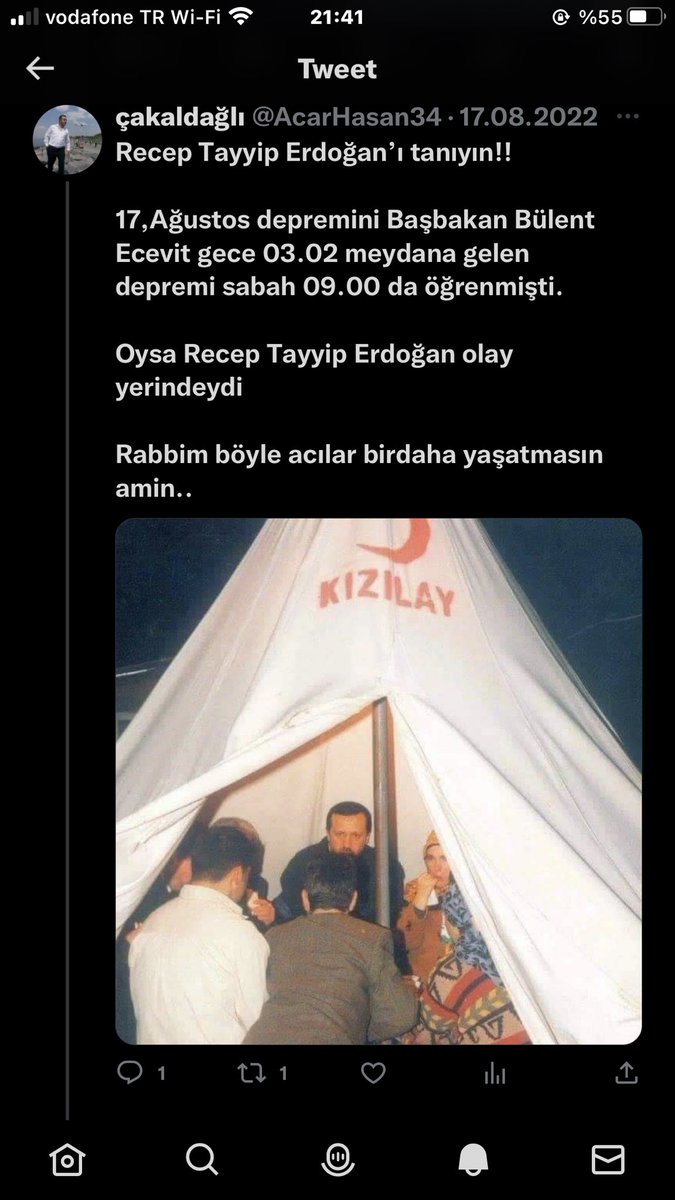 demek ki depremden daha birkaç saat sonra çadır kurabiliyormuşuz o dönem
bu bilgi için teşekkürler