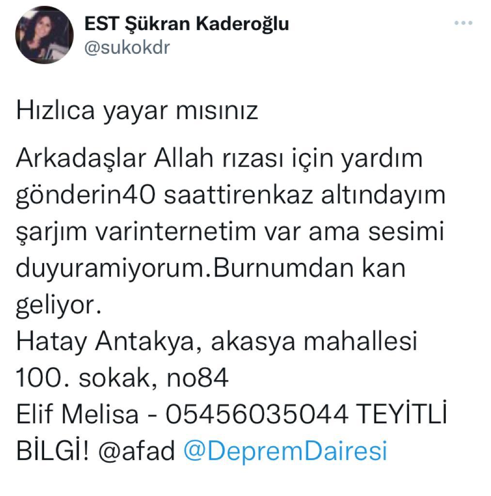 nehaklayaaa's tweet photo. #depremsondakika #antakya #hatay #yardım https://t.co/16C4aa6qWF