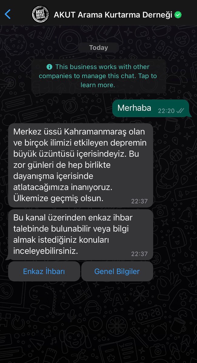 mindbehindcom's tweet photo. Akut ve Ahbap için geliştirdiğimiz ücretsiz WhatsApp Bilgi Yardım Hatları açıldı!

AKUT WhatsApp Bilgi Yardım Hattı’na +90 549 301 47 06 numarasından; Ahbap WhatsApp Bilgi Yardım Hattı'na ise +90 850 242 3640 numarasından ulaşabilirsiniz. 
#ahbap #akut #TurkeyQuake #HelpTurkey https://t.co/BYMqbIk5Gm
