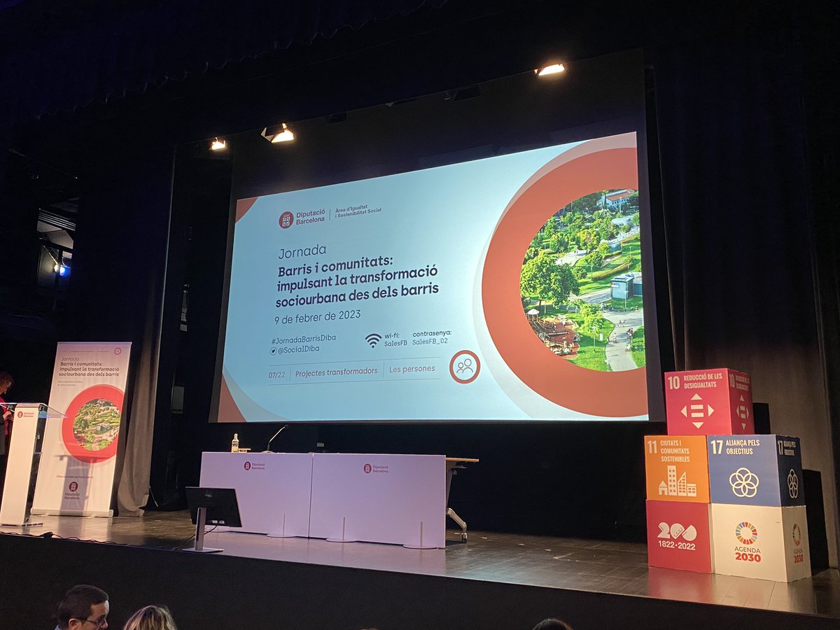 Avui assistim a la #JornadaBarrisDiba per compartir coneixement en relació als projectes que treballen per construir comunitats cohesionades i vinculades al territori <a href="/dsocialscat/">Drets Socials i Inclusió</a> <a href="/acciocivicat/">Compte no operatiu</a> <a href="/XavierGodas/">Xavier Godàs</a> #acciocomunitaria