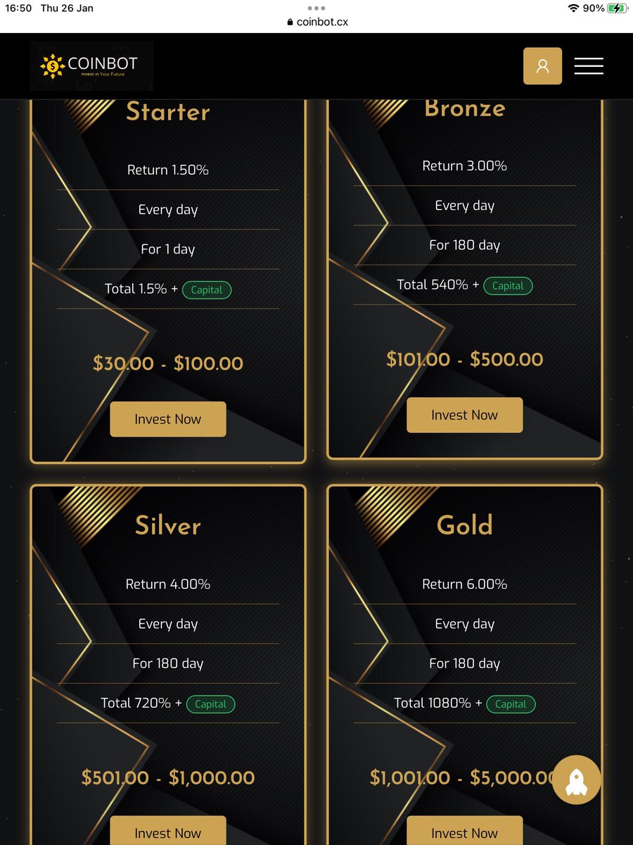 jimmypadwick's tweet photo. Day 17 of my investing journey with https://t.co/YYenAPhSUi . 
Withdrawals are still almost instant. Support are excellent and rapid with responses. I can only recommend the whole platform to anyone who wants some passive income .
@ICoinbot .
#cryptoinvesting #passiveincome https://t.co/ltbl1zJEuT