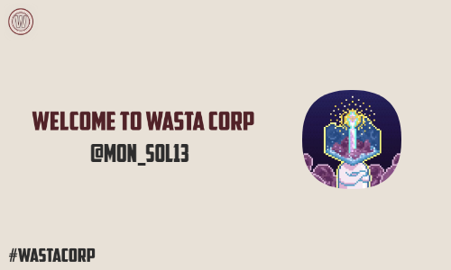 Hey <a href="/Mon_Sol13/">Mon.SOL 🇮🇩</a> Congrats! Welcome to Wasta Corp!