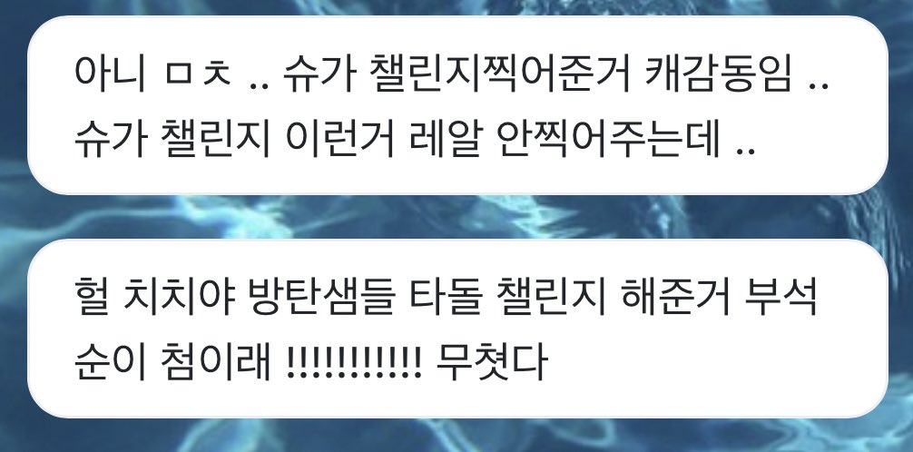 미틴 얘들아 BTS 샘님 타돌 챌린지 첨이신가바