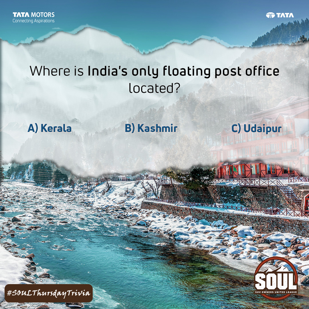TataMotors_Cars's tweet image. Yes, it&apos;s for real! 🤩​

Guess the right answer with this week&apos;s ​#SOULThursdayTrivia!​
​
#ThursdayTrivia #ConnectWithSOUL #TataHarrier #TataSafari #Puzzle #Quiz #TataMotorsPassengerVehicles