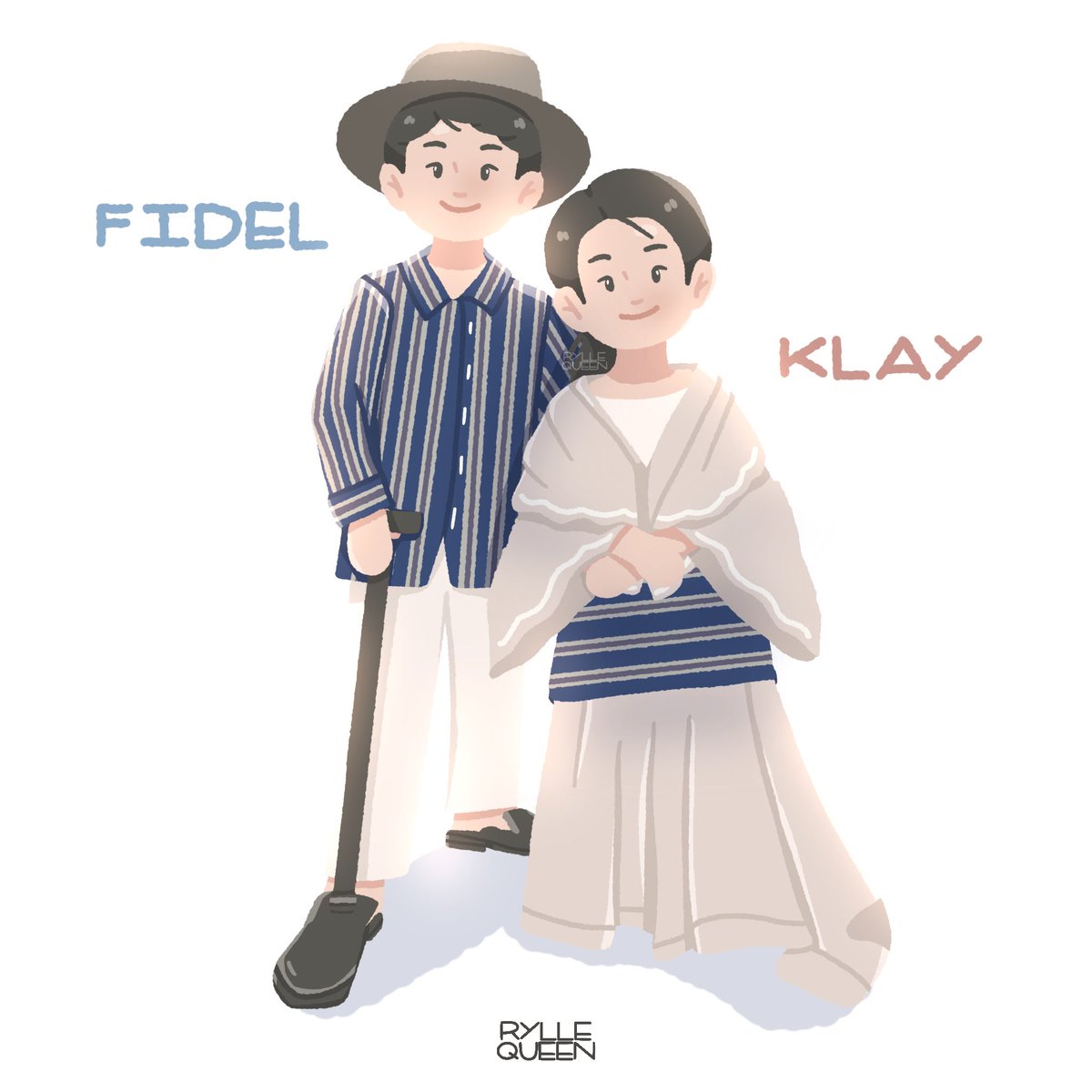 I’m really having fun drawing them 😂 <a href="/davidlicauco/">David Licauco</a> <a href="/dealwithBARBIE/">Barbie Forteza</a> 

#MariaClaraAtIbarra #MCISaveMariaClara 
#MCIFanart #Fidel #Klay #FiLay