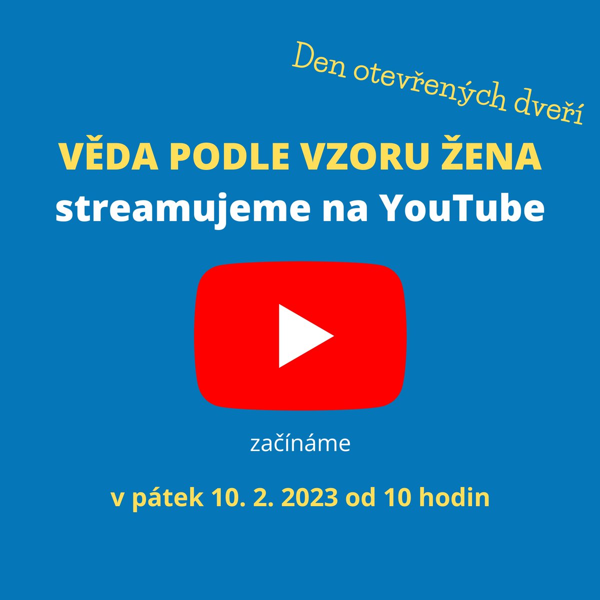 JHINST_Prague's tweet photo. Nemůžete přijít oslavit s námi Mezinárodní den žen a dívek ve vědě? Podívejte se na náš youtube stream přednášek - Věda podle vzoru žena ⤵️
Odkaz👉https://t.co/Hcl6zAe5IK
Pozvánka👉https://t.co/cvDef4VHP2
#WomanInScienceDay https://t.co/n1Ugr8qTE9