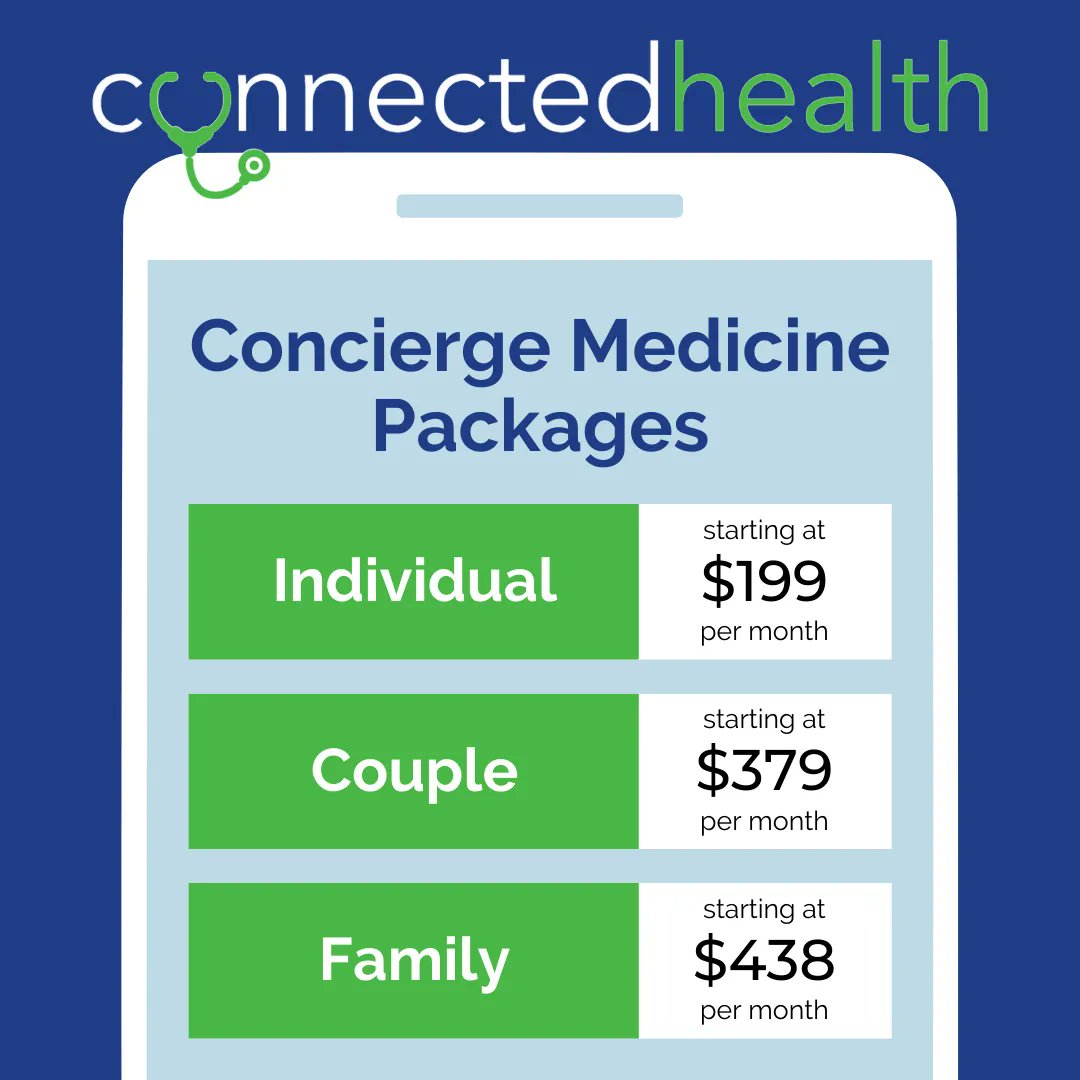 Our #conciergemedicine packages make it easy to get the personalized care experience that's best for you 🌟 buff.ly/3G8FbuR