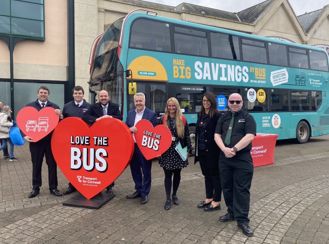 Great to host <a href="/RicHolden/">Richard Holden MP</a> this morning in Cornwall with <a href="/GoCornwallBuses/">Go Cornwall Bus</a> . Highlighting our achievements and plans in Cornwall for buses. #partnership #bus