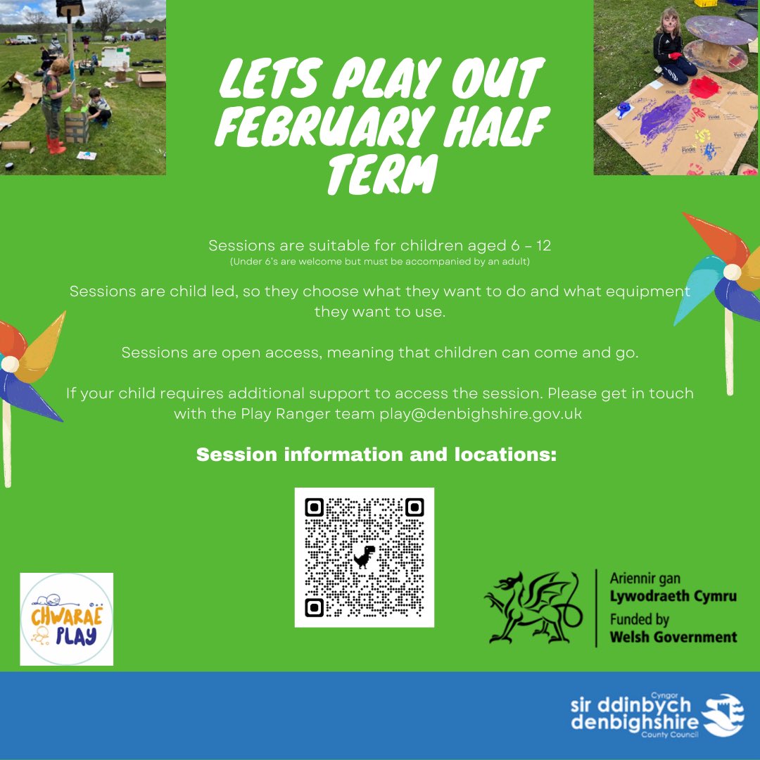 ranger_play's tweet photo. February Half Term - Let’s Play Out session information

https://t.co/lkOMackTPS
https://t.co/zaMDhpx69u

See you all there https://t.co/ex4CKSx1ho
