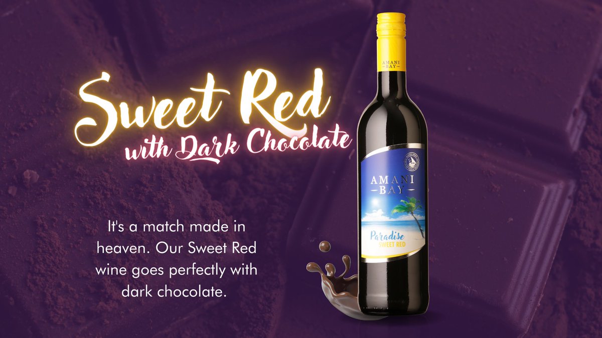 amani_bay's tweet photo. Here’s a few of our favourite wine and chocolate pairings to make your Valentine’s Day even sweeter!🥰
#AmaniBay #AmaniBayWines #valentinesdayloading #monthoflove #chocolateday #wineandchocolatepairing #PamojaAmani #valentinesday #galentinesday https://t.co/7OQJKOOfoP