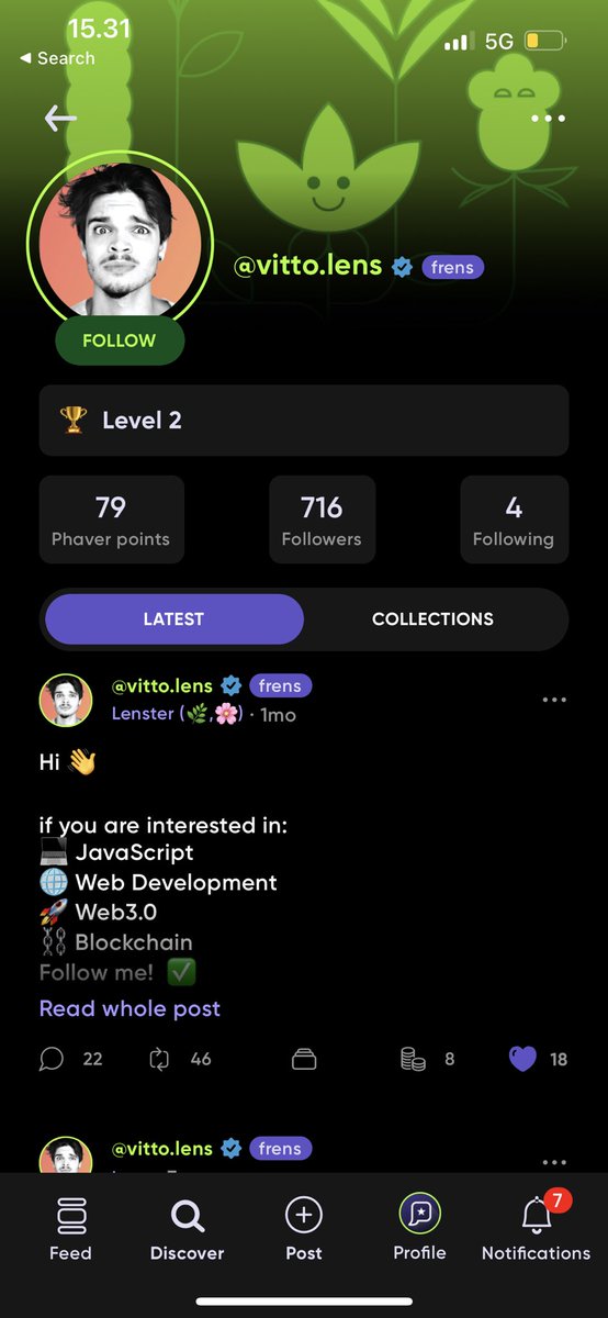 ai_socialdao's tweet photo. @VittoStack Verified your profile on Phaver now too 🌿✅ 

(promise we will never charge you for that) https://t.co/hEPHq3ylHr