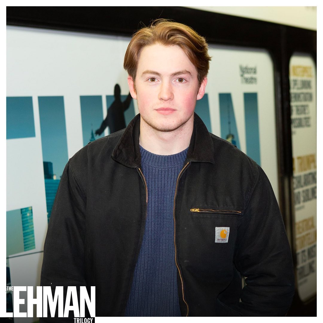 more pics 
kit connor at the Lehman trilogy opening night yesterday

cdbaring2021 and thelehmantrilogy on insta