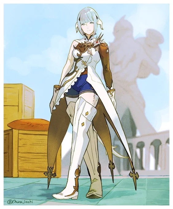 シャーレアンにて記念の一枚  #FF14 