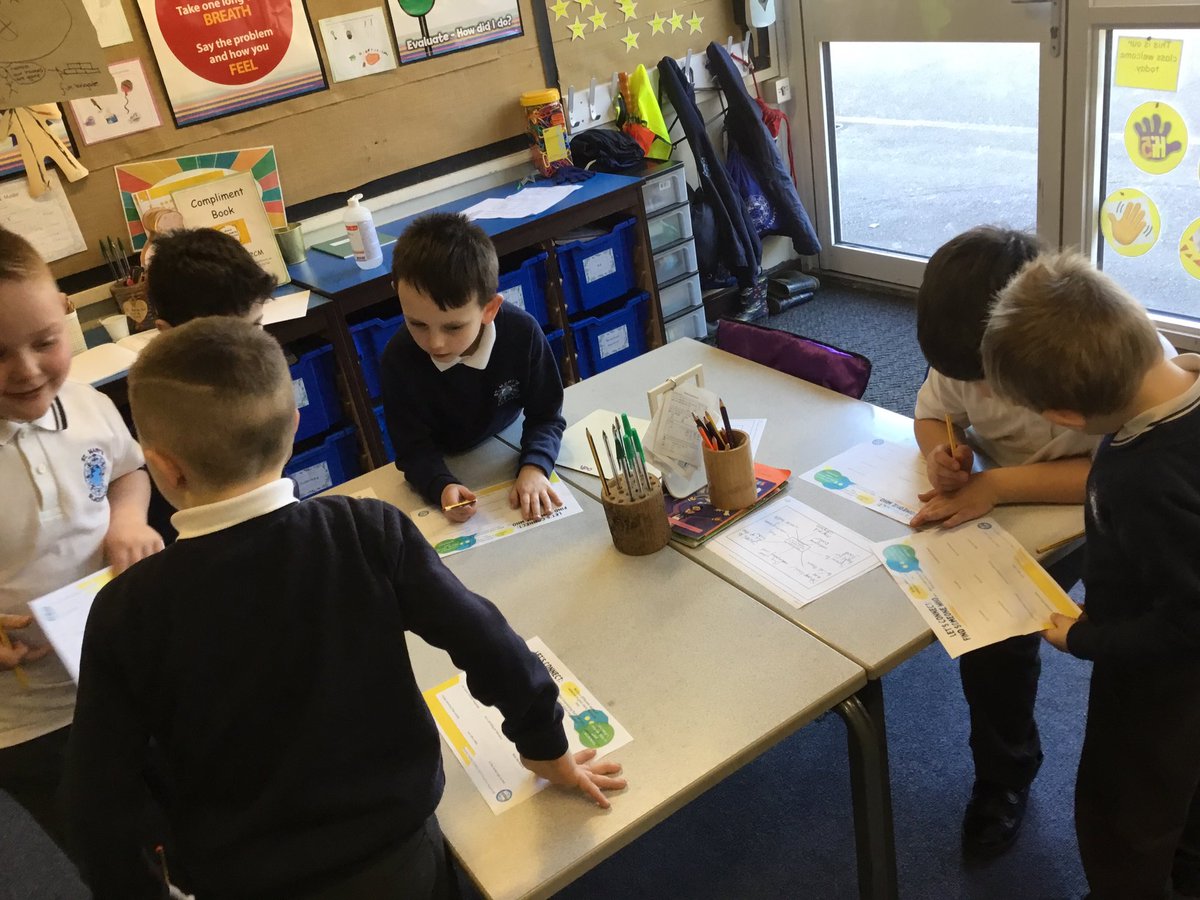Y2_BBSM's tweet photo. The theme for Children’s Mental Health week is “Let’s connect”. The children have had a fun afternoon of Find Someone Who ... #smbbpshe #ChildrensMentalHealthWeek https://t.co/B8v12ZlOXR