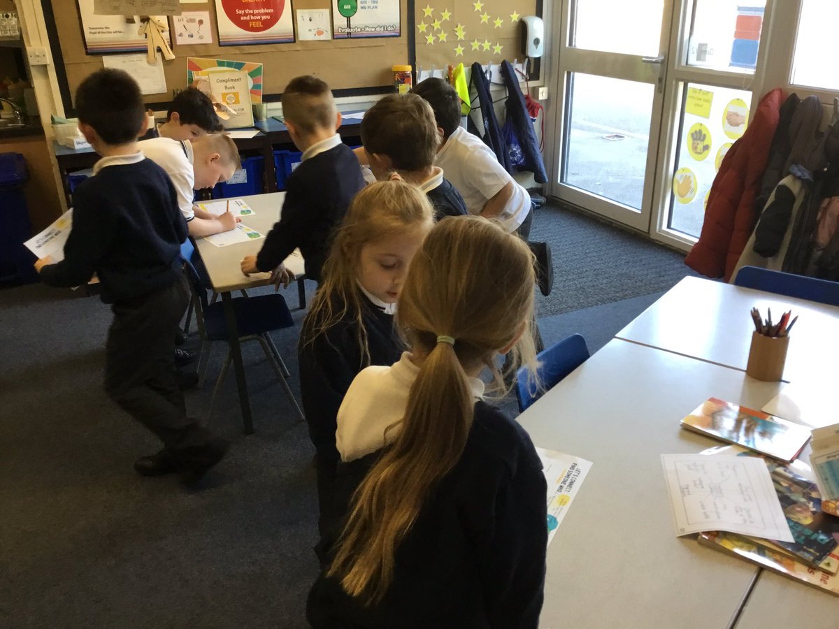 Y2_BBSM's tweet photo. The theme for Children’s Mental Health week is “Let’s connect”. The children have had a fun afternoon of Find Someone Who ... #smbbpshe #ChildrensMentalHealthWeek https://t.co/B8v12ZlOXR