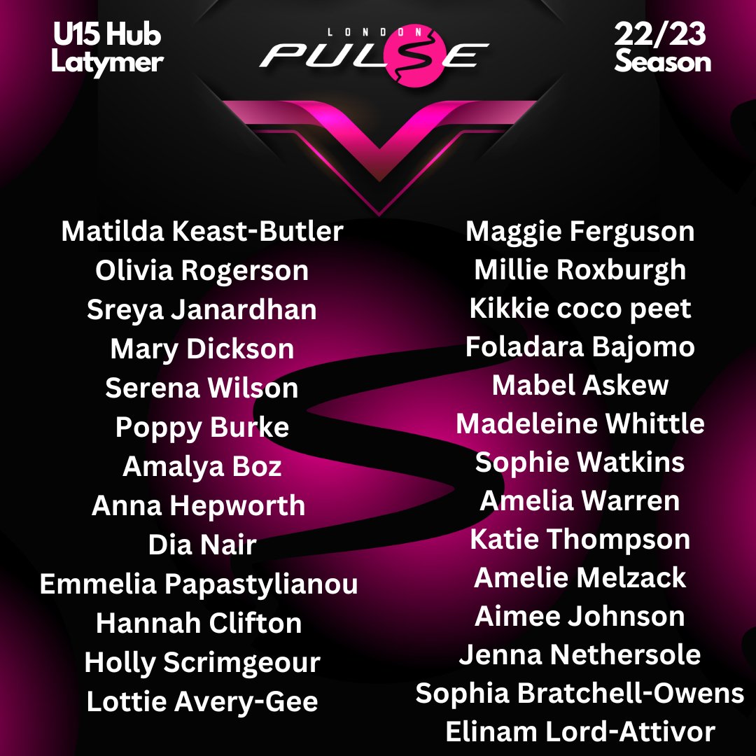 PulsePathway's tweet photo. Today we celebrate our U15 &amp; U17 London Pulse Hub athletes

Stay with us as we share each of the hubs in the thread below &amp; all of the fantastic athletes training week in week out and learning to #PlayThePulseWay

First up are our U15 Hubs in Croydon, Epping, Latymer &amp; Passmores https://t.co/c0FUXPBkMx