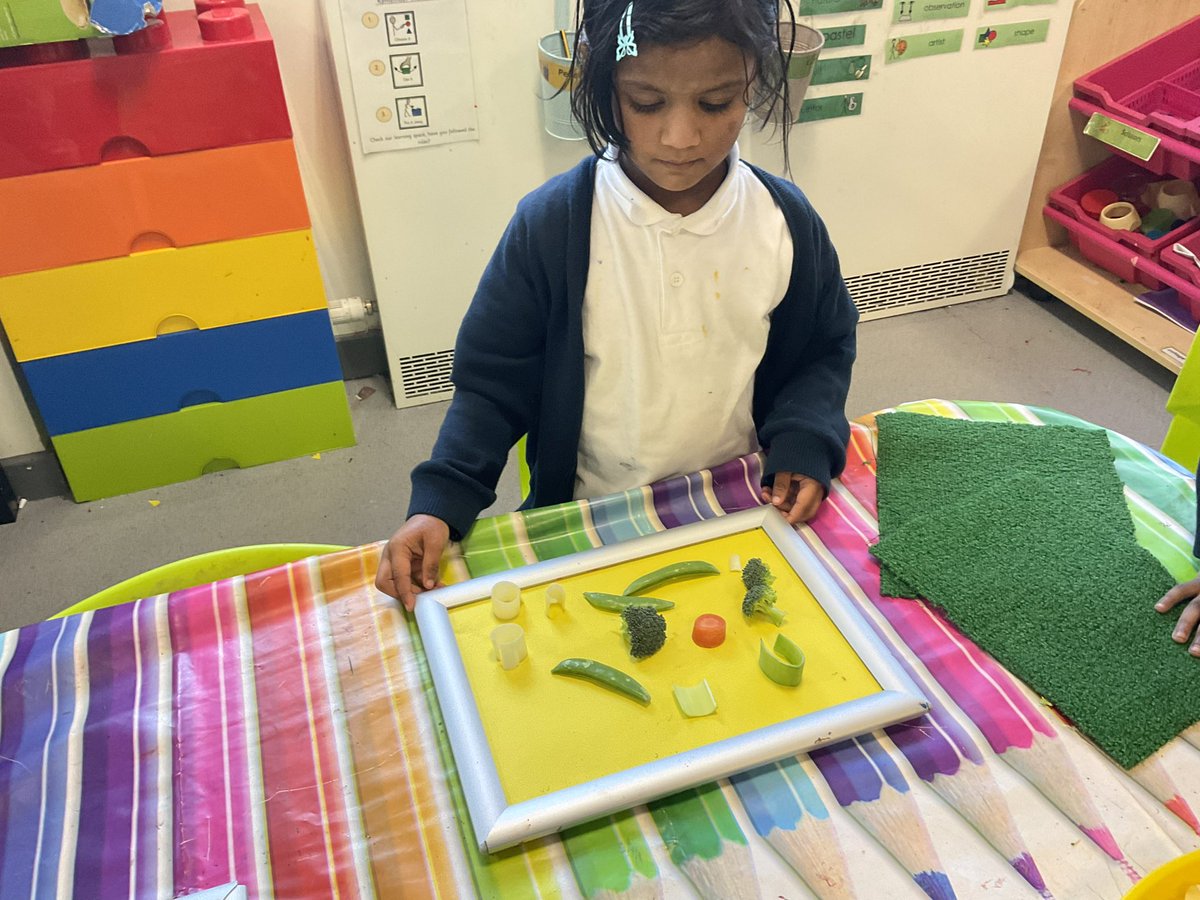 Inspired by the sculptor Andy Goldsworthy, we have created some artwork using natural materials. Linked to our story ‘Oliver’s Vegetables’ we used different vegetable for our creations. They looked yummy! <a href="/OliveTreeBolton/">Olive Tree Primary</a> <a href="/MissFMunshi/">Miss Munshi</a> #expressivearts #sculptors <a href="/EYTagteam/">The EY Tagteam</a>