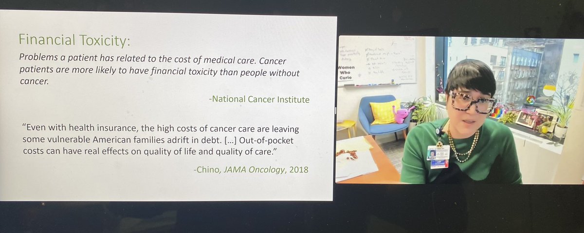 ChristianRolfo's tweet photo. Enjoying the great presentation by Dr Chino @fumikochino  at our @TischCancer grand rounds on Financial Tocixity in Cancer. A very hot topic, a growing problem that we need to overcome to made cancer care available to everyone around the world. Thanks for the important insights! https://t.co/pw4JWA8UJx