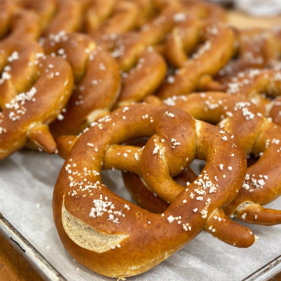 Yes.
We make pretzels.
On Thursdays.
Today is Thursday.