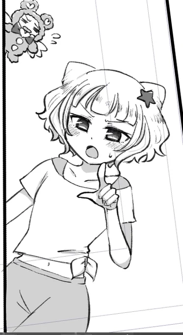 この顔描くの好きすぎるだろ 