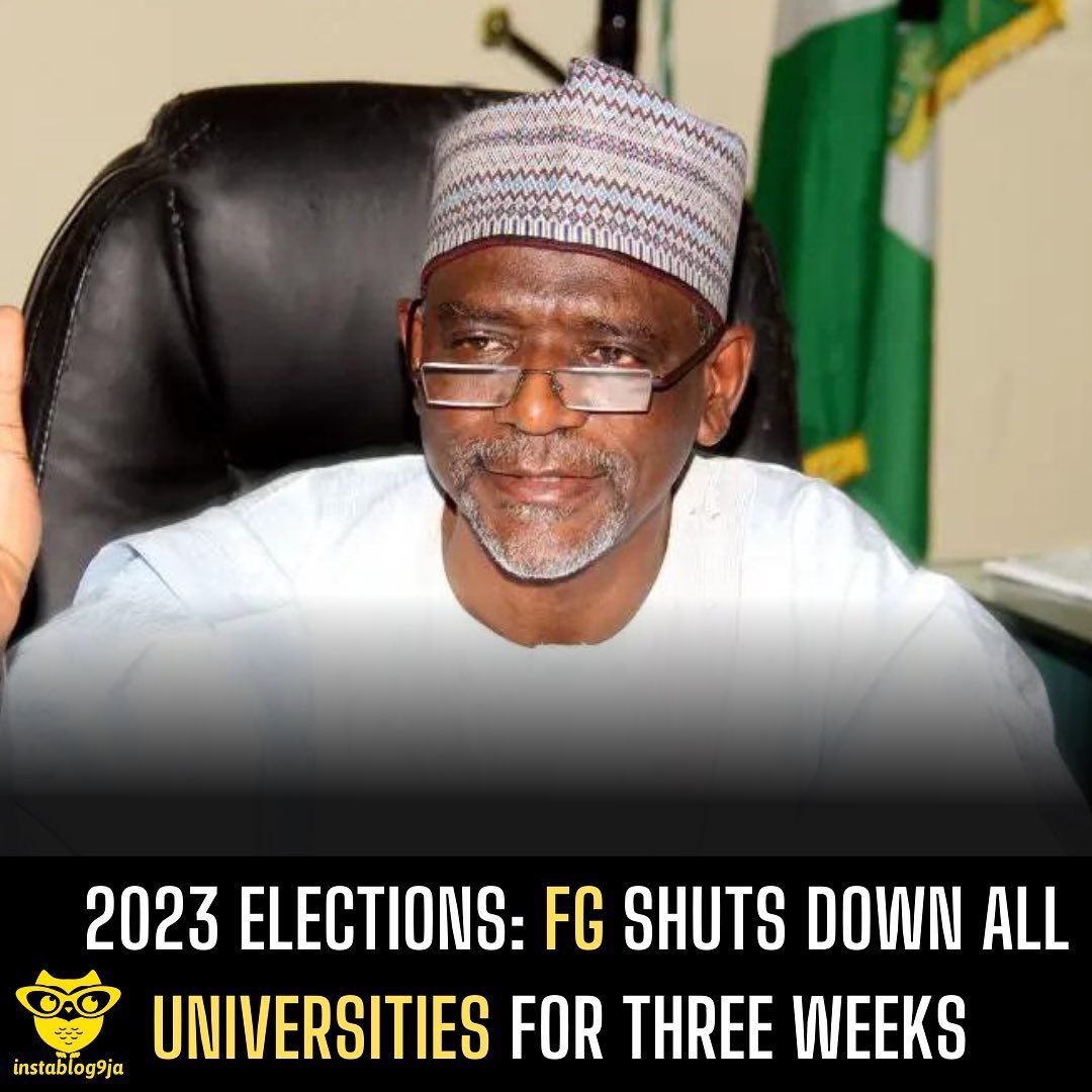 Instablog9ja on Twitter "2023 Elections FG shuts down all