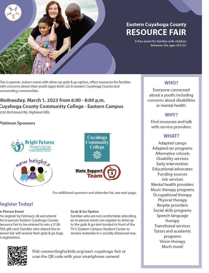 HeightsAba's tweet photo. Come see us and other providers at the Eastern Cuyahoga County Resource Fair on March 1st!  @connectforkids Facebook @ConnectingforKids. To register: 
https://t.co/mfm5Put7u3 https://t.co/BABkLgGt2Z