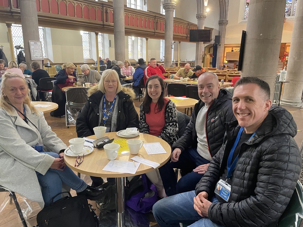 YourVoiceInver's tweet photo. Our Social Prescribing Community Connector Team planning this years National Social Prescribing Day 9th March 2023… Watch this space for details of the event!

#CommunityConnectors #CompassionateInverclyde #Inverclyde #socialprescribers #NationalSocialPrescribingDay #lylekirk https://t.co/fcVUDAP5d8