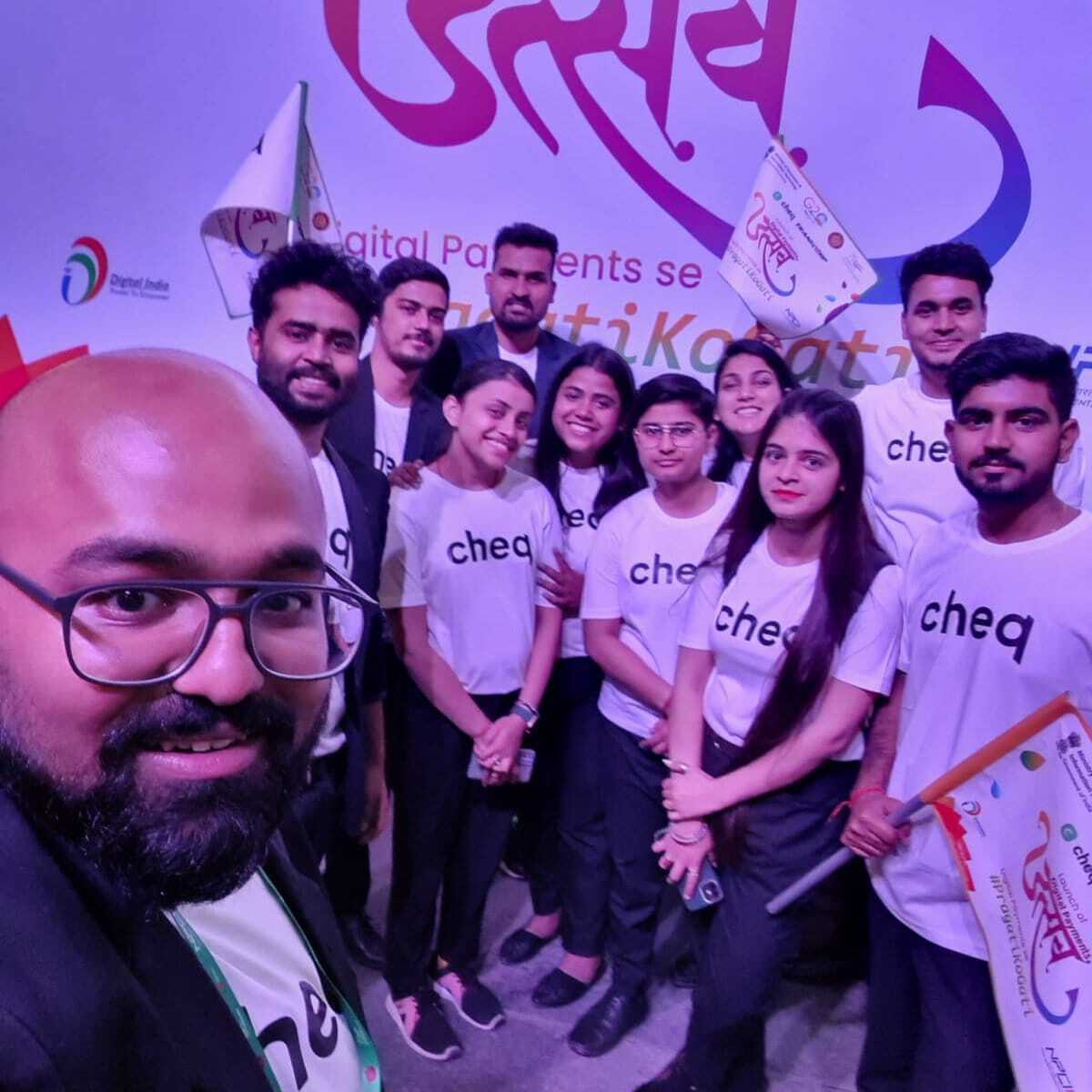 Go Cheq team!

#DigitalPayments
#PragatiKoGati

<a href="/GoI_MeitY/">Ministry of Electronics & IT</a>